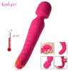 Dual-Function Heating Vibrator – Clitoral & Oral Stimulation Wand for Women
